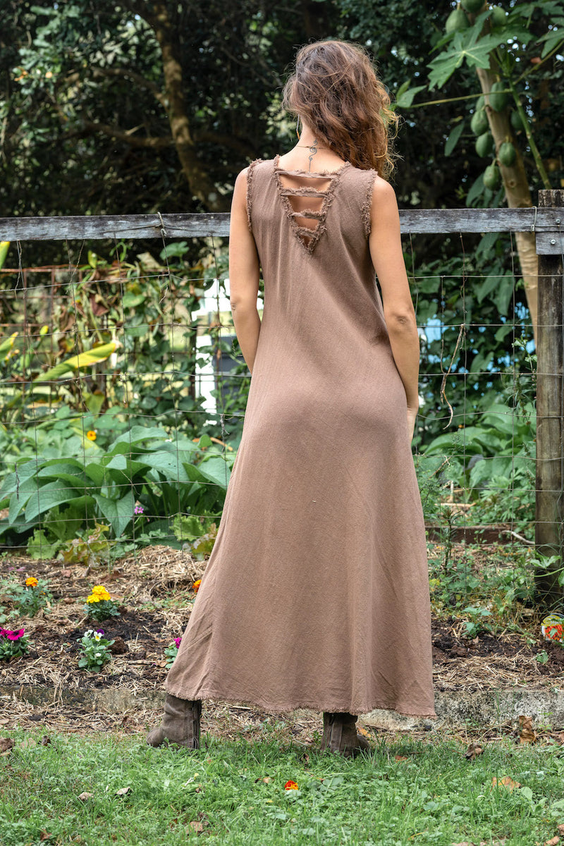 Ilana Dress In Earthy Brown - Etnix Byron Bay Ilana Dress In Earthy Brown - Etnix Byron Bay