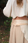 PATCHOULI SKIRT NATURAL CREAM