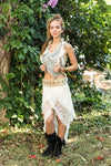 CRYSTALIS VEST IN WHITE
