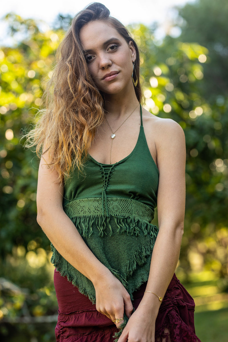 NALA TOP IN GREEN