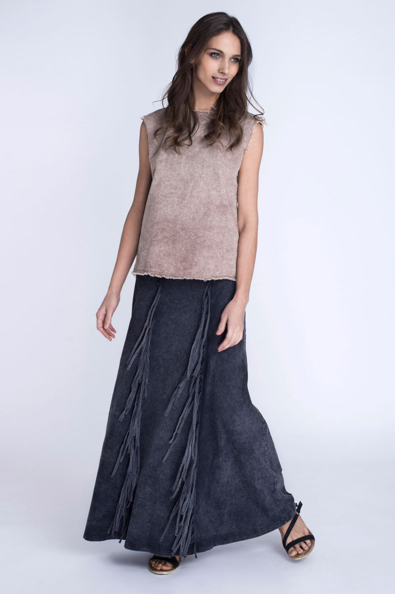 DALIA SKIRT CHARCOAL