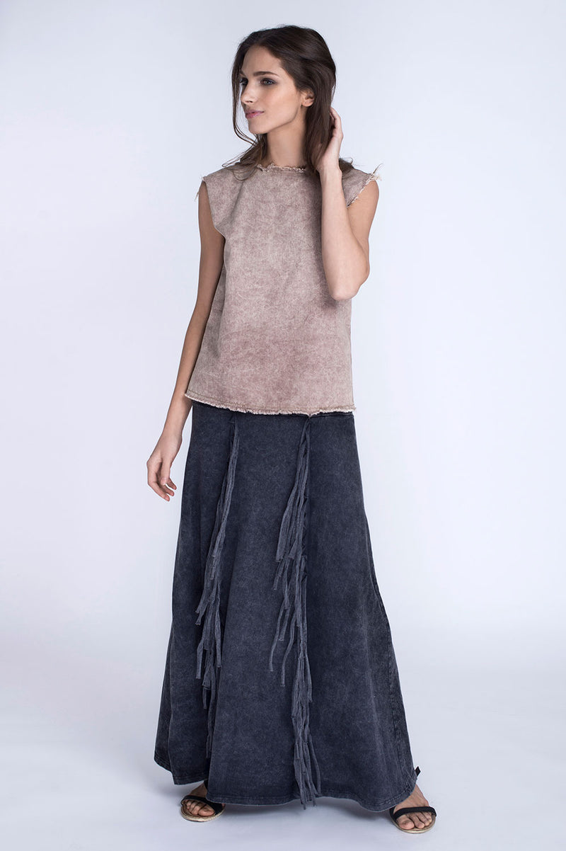 DALIA SKIRT CHARCOAL