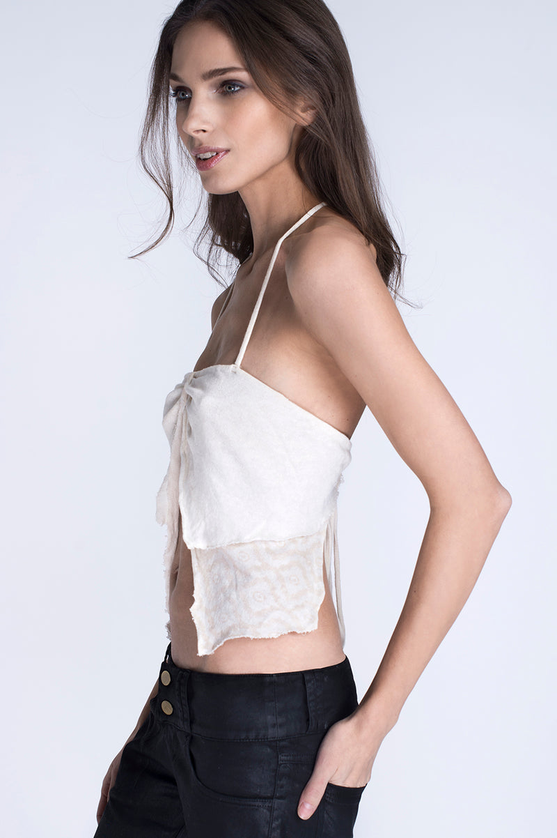 BUTTERFLY TOP WHITE