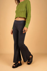 ELIOTT KNIT PANTS CHARCOAL
