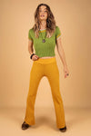 ELIOTT KNIT PANTS MUSTARD