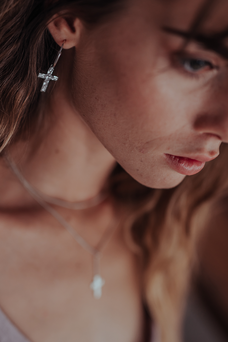 CROSS EARINGS