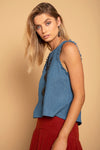 NIKKO SOFT DENIM TOP