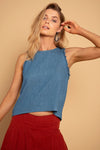 NIKKO SOFT DENIM TOP