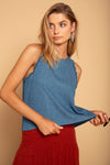 NIKKO SOFT DENIM TOP