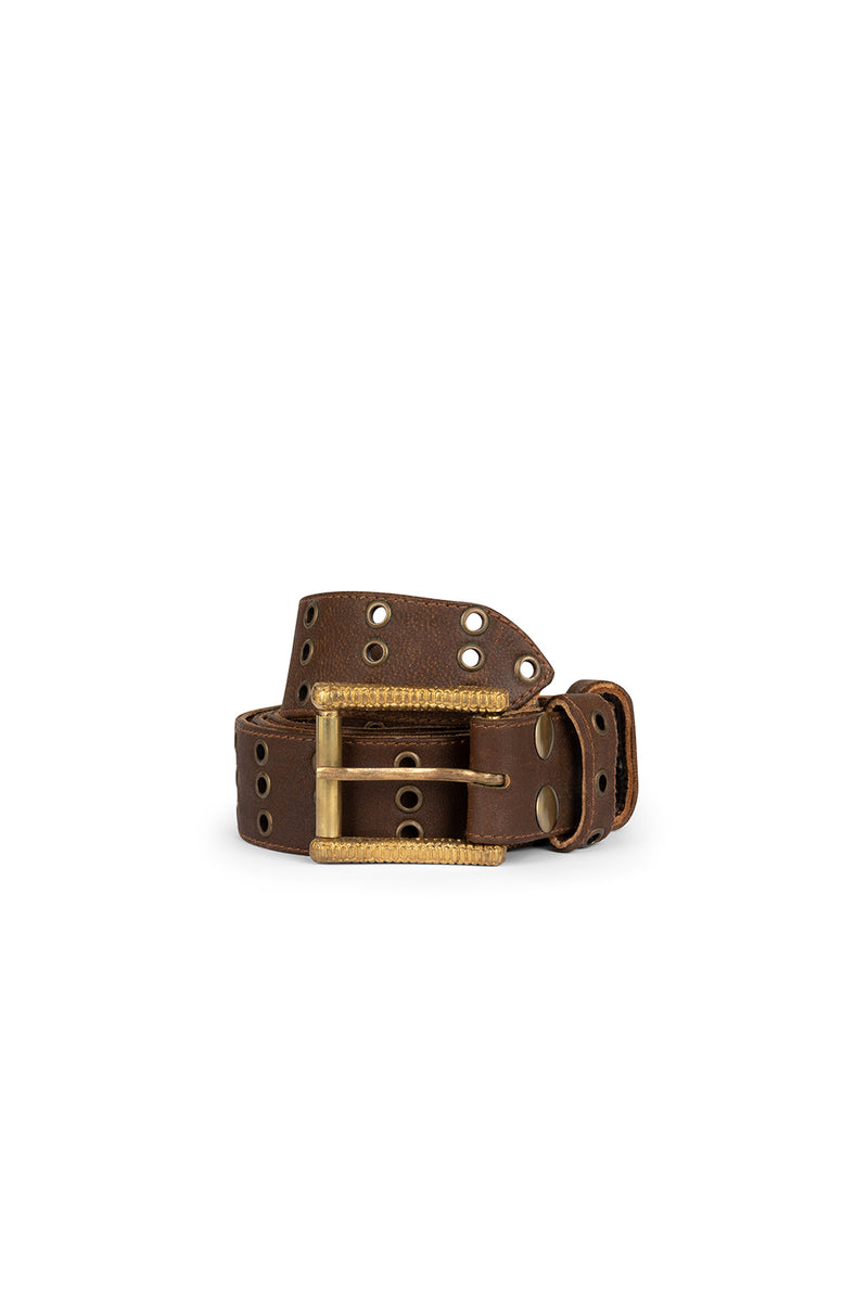 EYE OF THE TIGER BELT, BROWN