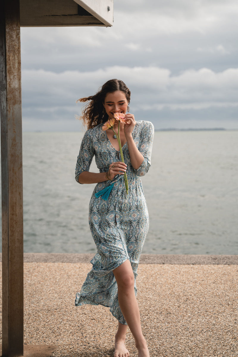 SPRING KAFTAN BLUE