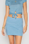 LOLA SKIRT BLUE