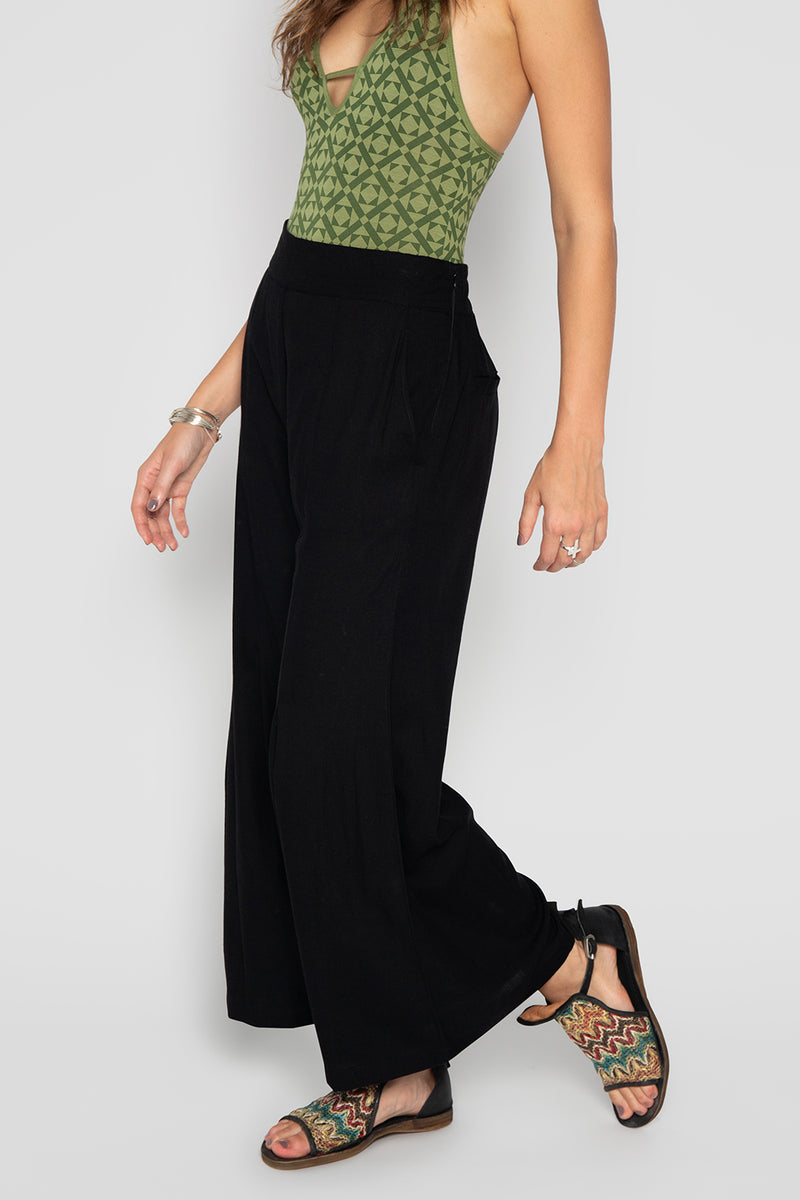 NEW MOON PANTS BLACK