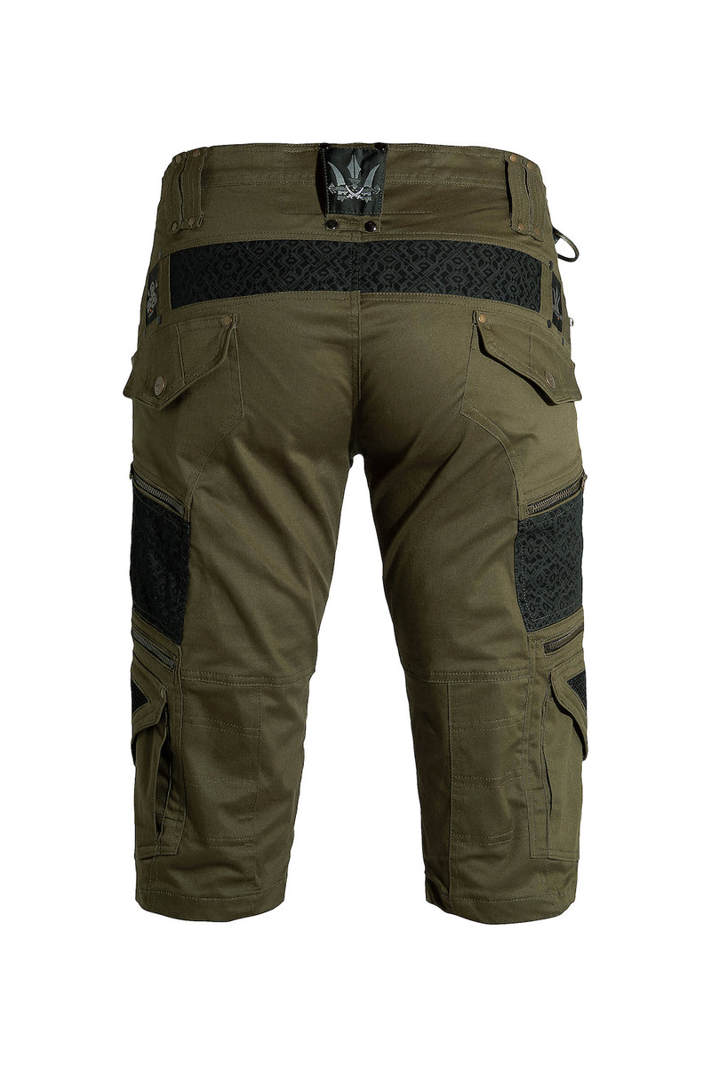 DOOF RMX SHORTS OLIVE GREEN