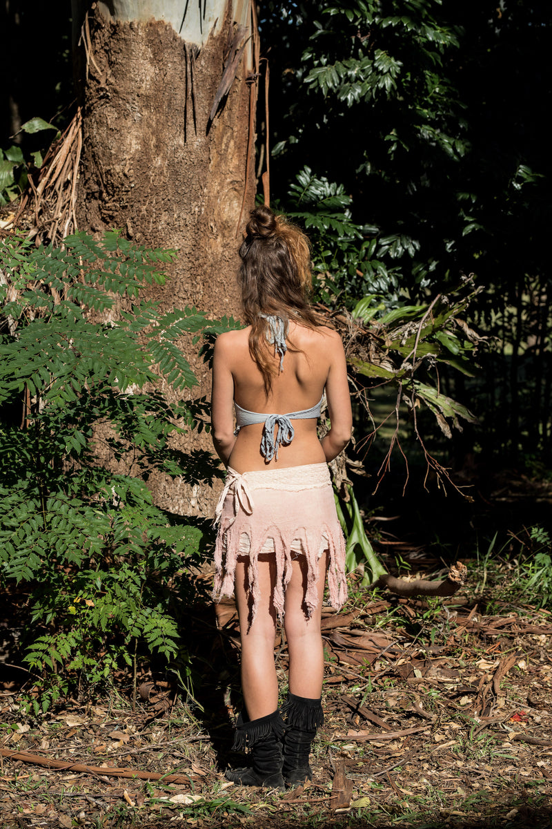 JUNGLE SKIRT IN WARM PINK