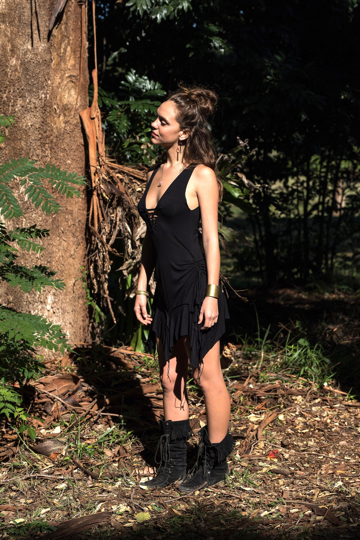 black pixie dress Pixie Mini Dress