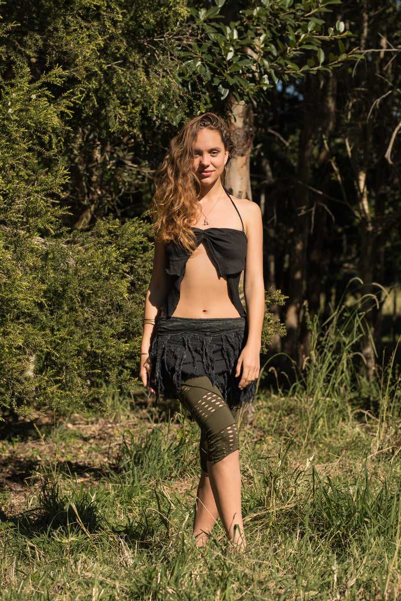 JUNGLE SKIRT BLACK