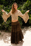 GYPSY QUEEN SKIRT BROWN