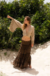 GYPSY QUEEN SKIRT BROWN