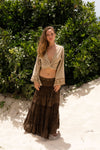 GYPSY QUEEN SKIRT BROWN