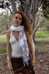 KORA SCARF WHITE