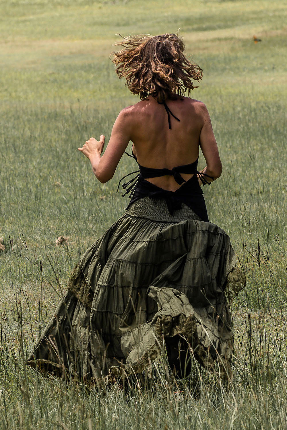 SAFFRON SKIRT GREEN