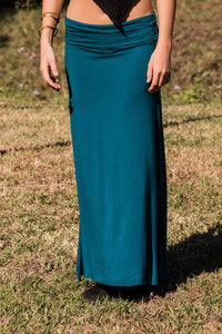 LYCRA SKIRT BLUE