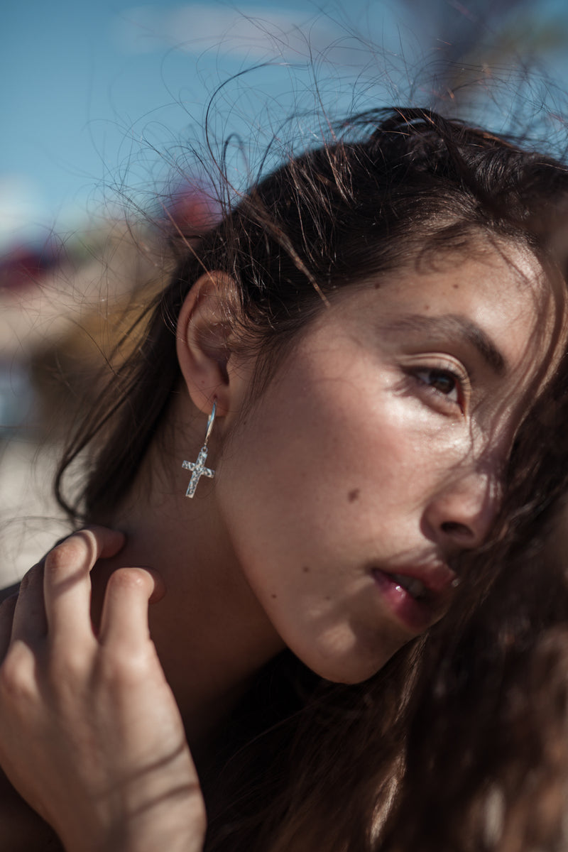 CROSS EARINGS