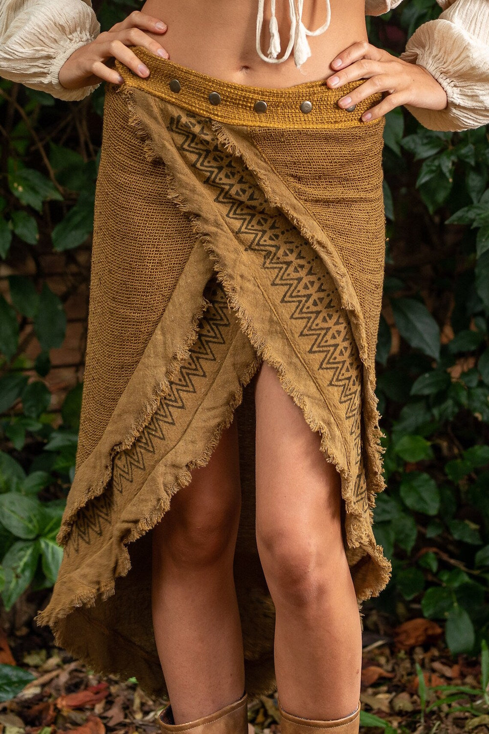 PALO SANTO SKIRT TAN