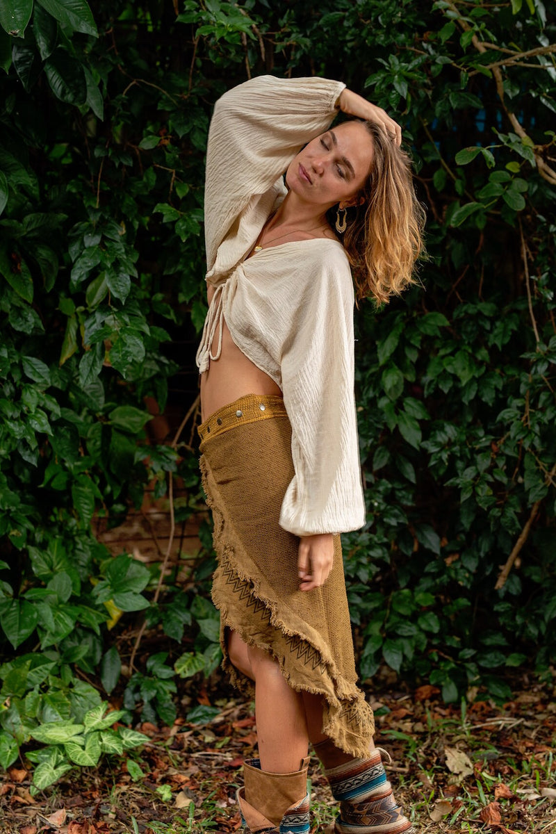 PALO SANTO SKIRT TAN