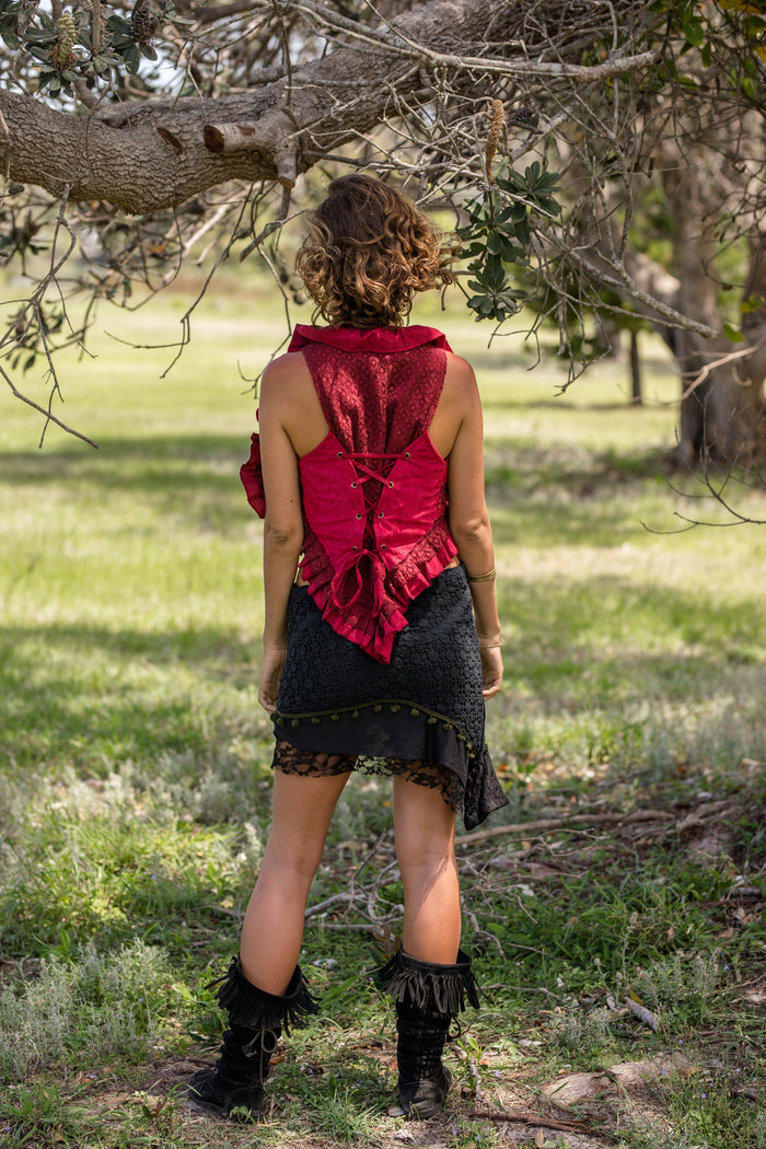 CRYSTALIS VEST RED