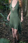 PIXIE DRESS OLIVE