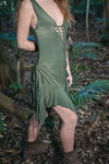 PIXIE DRESS OLIVE