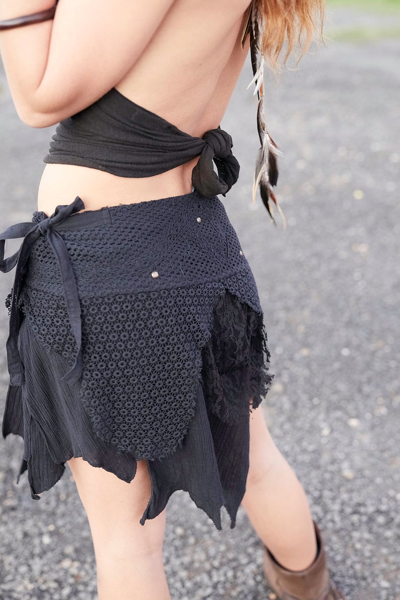 PIXIE QUEEN SKIRT BLACK