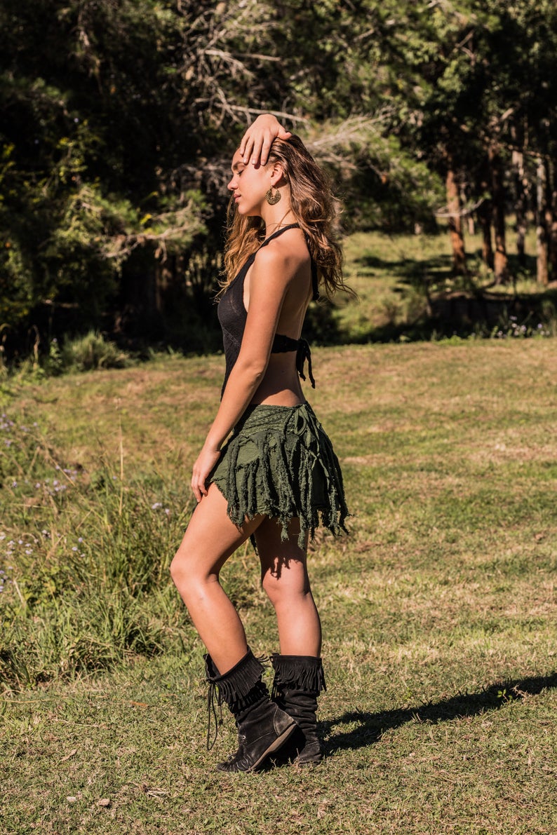 JUNGLE SKIRT GREEN