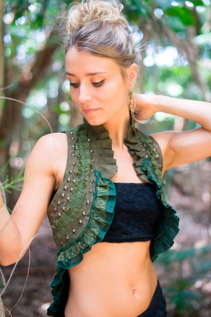 CRYSTALIS VEST GREEN